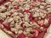 Tarta ruibarbo fresas