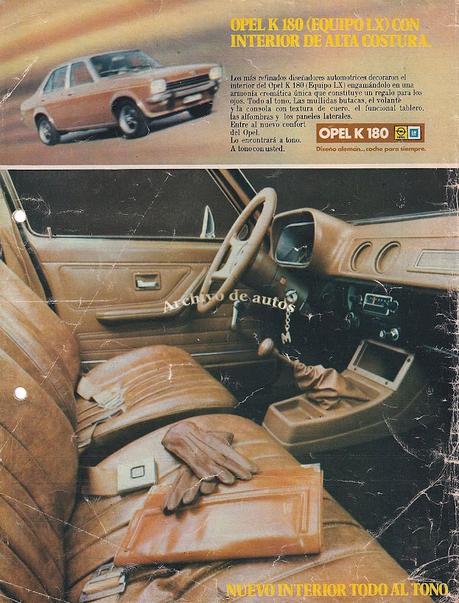 Opel K 180 LX presentado en el año 1977 por General Motor Argentina Opel K 180 LX presentado en el año 1977 por General Motor Argentina