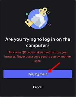 Cómo iniciar sesión en Discord con un código QR Cómo iniciar sesión en Discord con un código QR