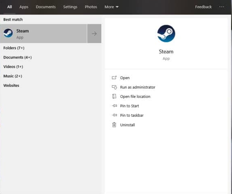 Cómo encontrar la carpeta Steam en Windows 10
