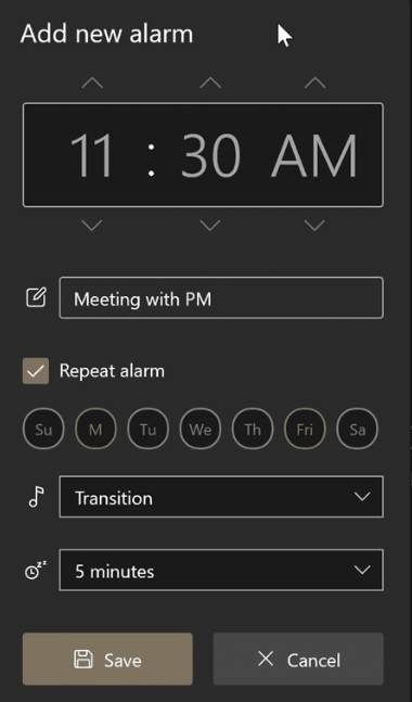 Cómo configurar la alarma en Windows 10 Cómo configurar la alarma en Windows 10