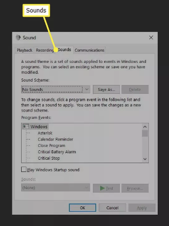 Cómo configurar un sonido de clic del mouse en Windows 10
