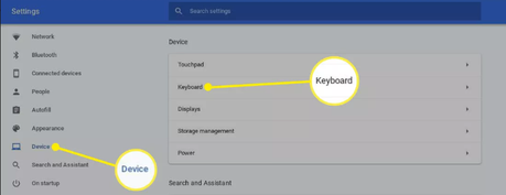 Cómo cambiar la configuración del teclado de Chromebook