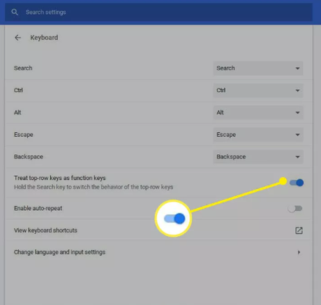 Cómo cambiar la configuración del teclado de Chromebook Cómo cambiar la configuración del teclado de Chromebook