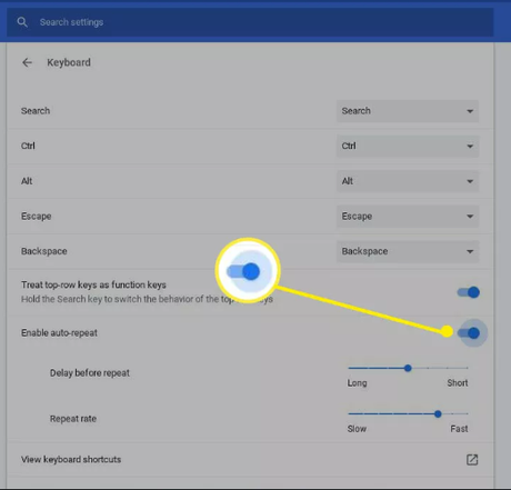 Cómo cambiar la configuración del teclado de Chromebook Cómo cambiar la configuración del teclado de Chromebook