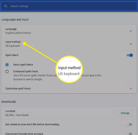 Cómo cambiar la configuración del teclado de Chromebook Cómo cambiar la configuración del teclado de Chromebook
