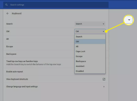 Cómo cambiar la configuración del teclado de Chromebook Cómo cambiar la configuración del teclado de Chromebook