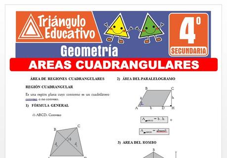 Áreas Cuadrangulares para Cuarto de Secundaria