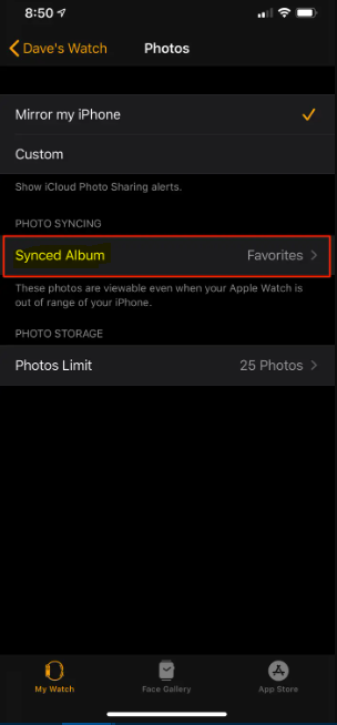 Cómo sincronizar fotos con tu Apple Watch Cómo sincronizar fotos con tu Apple Watch