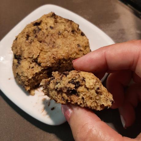 COOKIE-MUGCAKE DE AVENA Y PLÁTANO