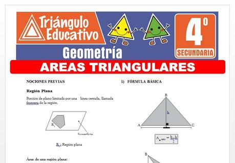 Áreas Triangulares para Cuarto de Secundaria