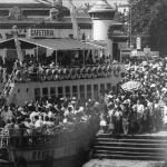 El embarcadero, abarrotado un día de verano