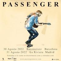 Conciertos en España en agosto del 2022 de Passenger