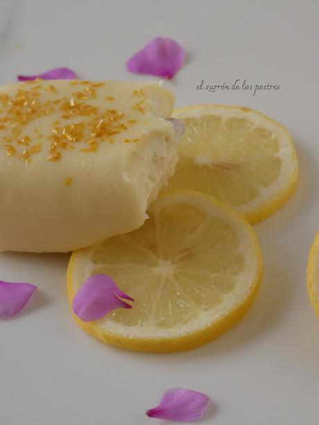 Polos de Limón y Chocolate Blanco