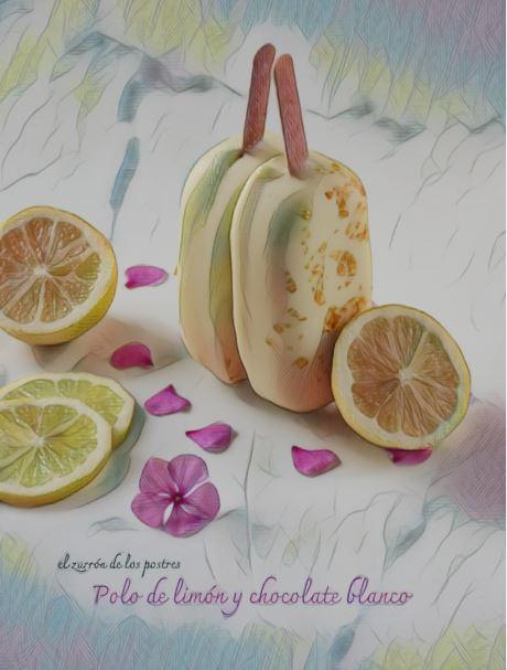 Polos de Limón y Chocolate Blanco