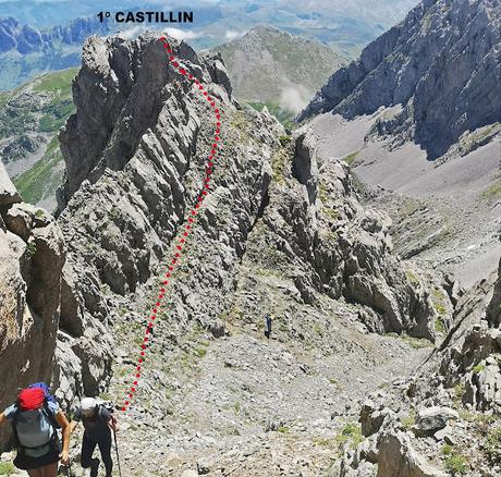 Los Castillines en travesía desde La Cubilla a Tuiza