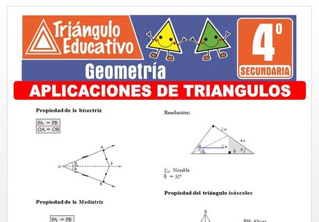 Aplicaciones de Triángulos para Cuarto de Secundaria