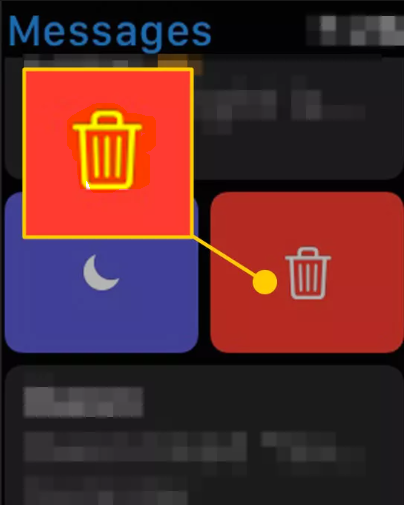 Cómo eliminar mensajes en Apple Watch