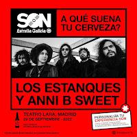 Concierto de Los Estanques y Anni B Sweet en el Teatro Lara