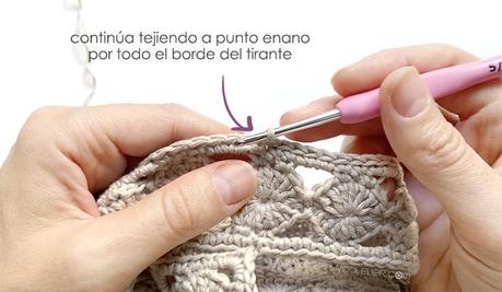 Top de Crochet NAZARÍ- Patrón y tutorial