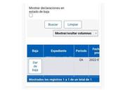 solicitud ayuda euros Hacienda aparece «Dar baja», ¿esta baja?