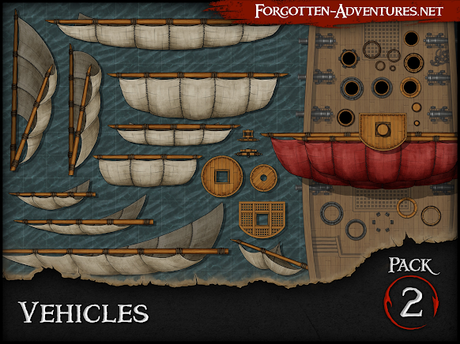Vehicles - Pack 02, de ForgottenAdventures