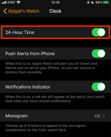Cómo cambiar tu Apple Watch en horario militar Cómo cambiar tu Apple Watch en horario militar
