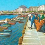 Recogida de las redes en Puerto Chico