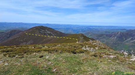 Sendero faldeando la Filtrosa