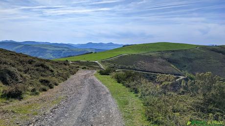 Llegando al punto de inicio de la ruta