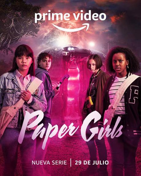 Amazon Prime video se sube a la moda ochentera con 'Paper Girls' una serie de ciencia ficción y misterio 1