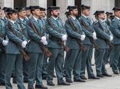 Entrega Guardia Civil Cantabria bandera nacional donada Banco Santander