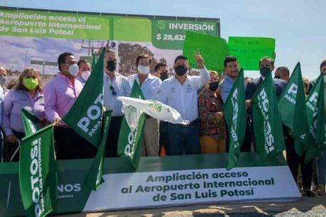 Camino al aeropuerto será remodelado: Gallardo