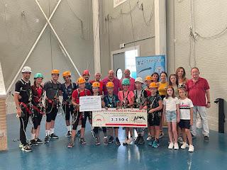 Donación solidaria a ALES JAÉN por parte del G.E.V. Donación solidaria a ALES JAÉN por parte del G.E.V.