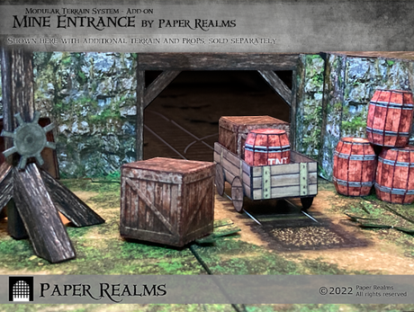 Mine Entrance, de Paper Realms Mine Entrance, de Paper Realms