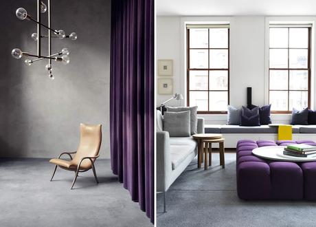 Ultra Violet, la apuesta de paleta de colores Pantone 2018 Detalles violet en la decoración de interiores