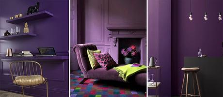 Ultra Violet, la apuesta de paleta de colores Pantone 2018 Interiorismo color violet