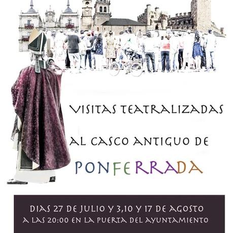 Las visitas teatralizadas al casco antiguo de Ponferrada regresan en verano 2