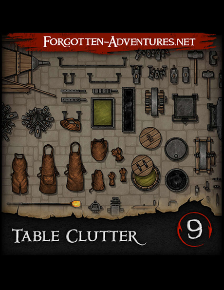 Table Clutter - Pack 9, de ForgottenAdventures