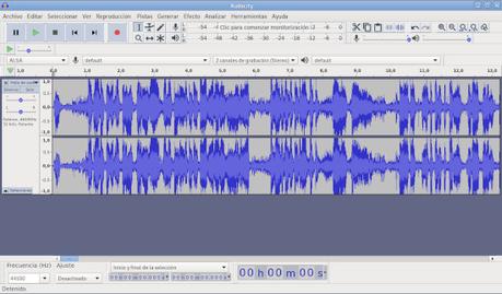 Casete a PC con Audacity Casete a PC con Audacity
