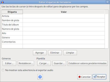 Casete a PC con Audacity Casete a PC con Audacity