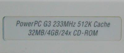 Apple Power Macintosh G3 Apple Power Macintosh G3