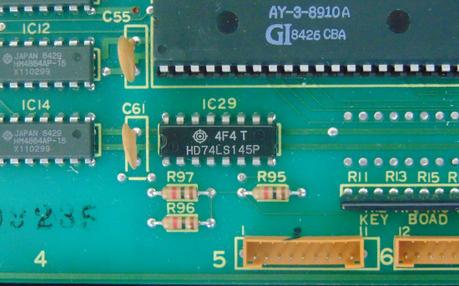 Toshiba MSX HX-10 64K: Electrónica Toshiba MSX HX-10 64K: Electrónica