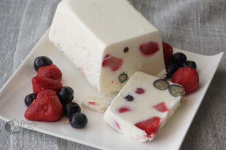 Tarta helada de queso y yogur Keto Tarta helada de queso y yogur Keto