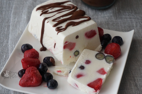 Tarta helada de queso y yogur Keto Tarta helada de queso y yogur Keto