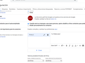 Cómo poner firma Gmail