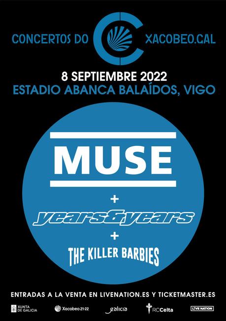 Concierto de Muse en Vigo el 8 de septiembre