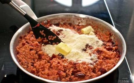 Risotto con carne