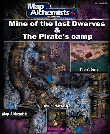 Mine of the lost dwarves & Pirate's camp, de Map alchemists