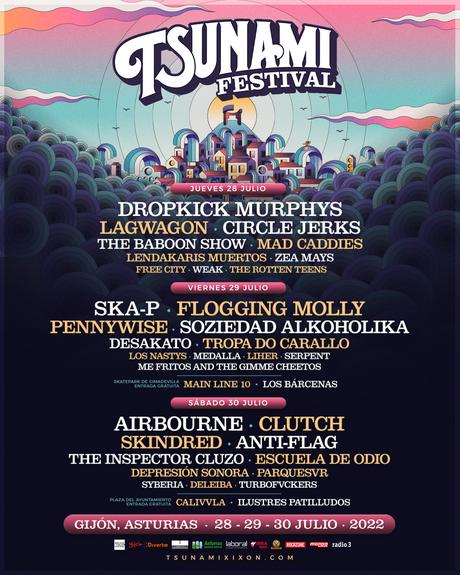 Horarios del Tsunami Xixón 2022